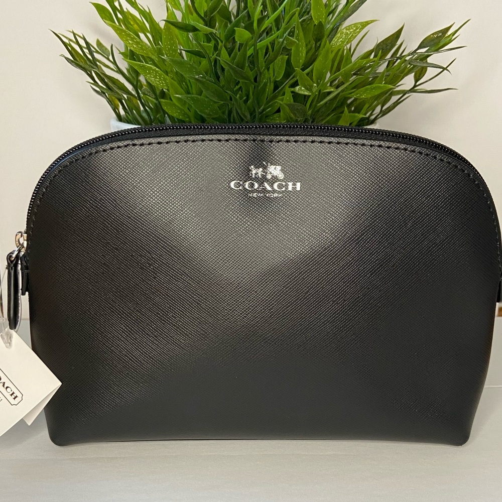 Coach Darcy Leather Cosmetic Case